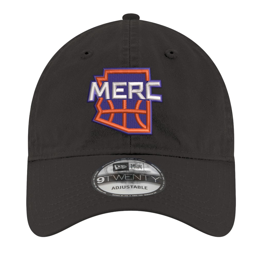 Phoenix Mercury New Era Unisex Alternate Logo 9TWENTY Adjustable Hat - Black
