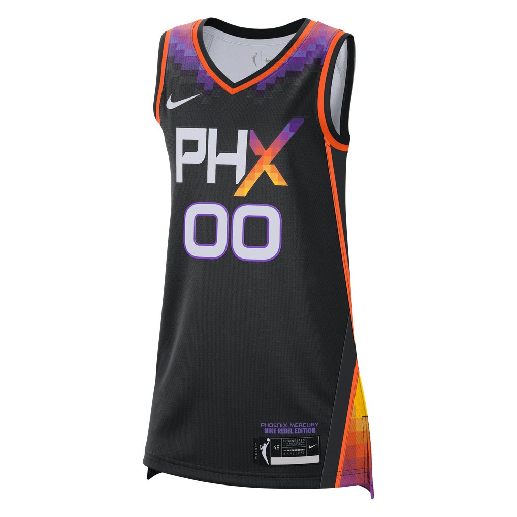 Phoenix Mercury Nike Unisex Victory Custom Jersey - Rebel Edition - Black