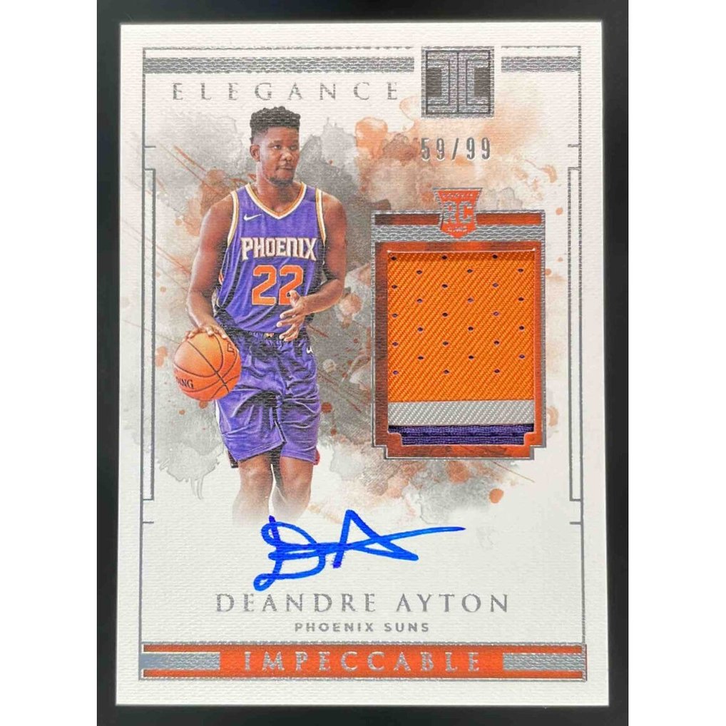 2018-19 Panini Impeccable #111 Deandre Ayton RC Auto /99 jsy