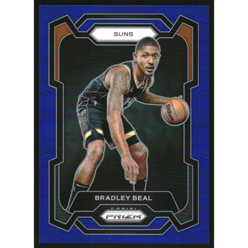 2023-24 Panini Prizm Prizms Blue #64 Bradley Beal