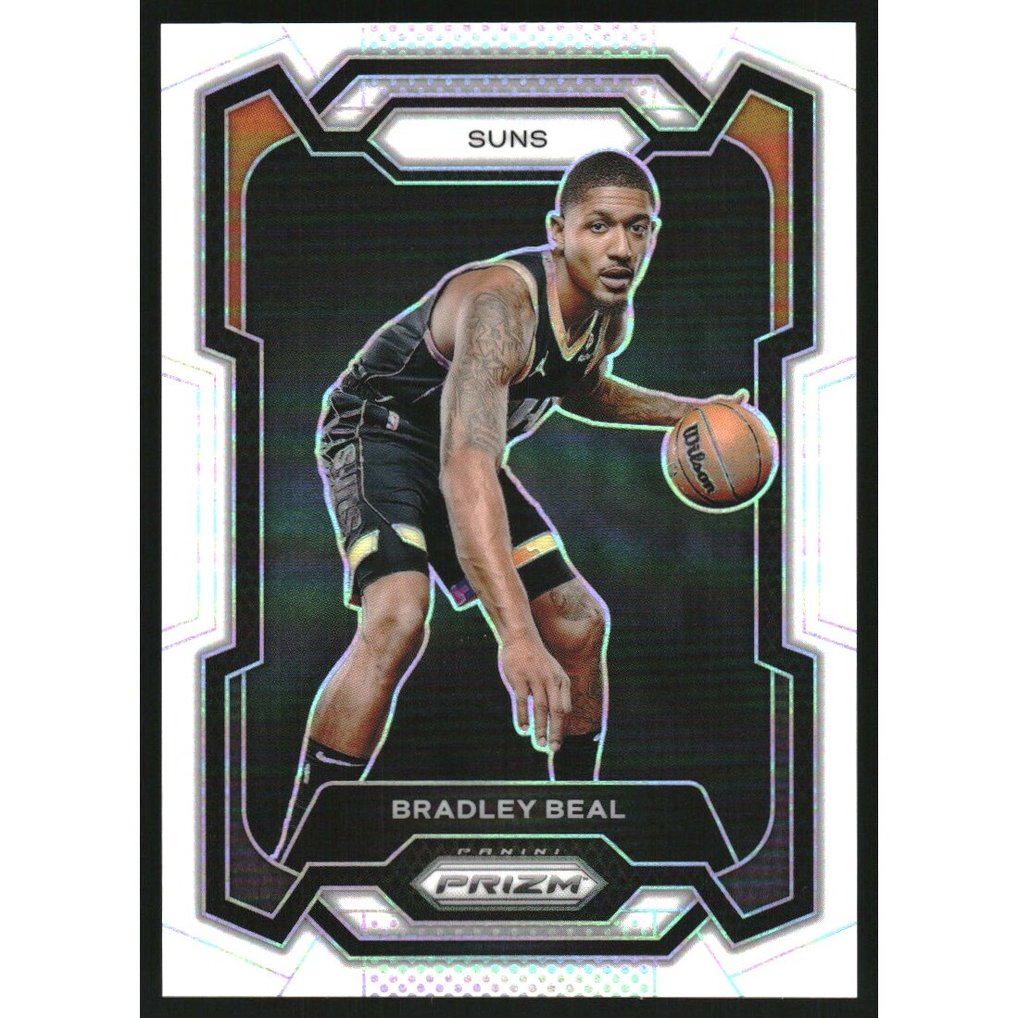 2023-24 Panini Prizm Prizms White #64 Bradley Beal