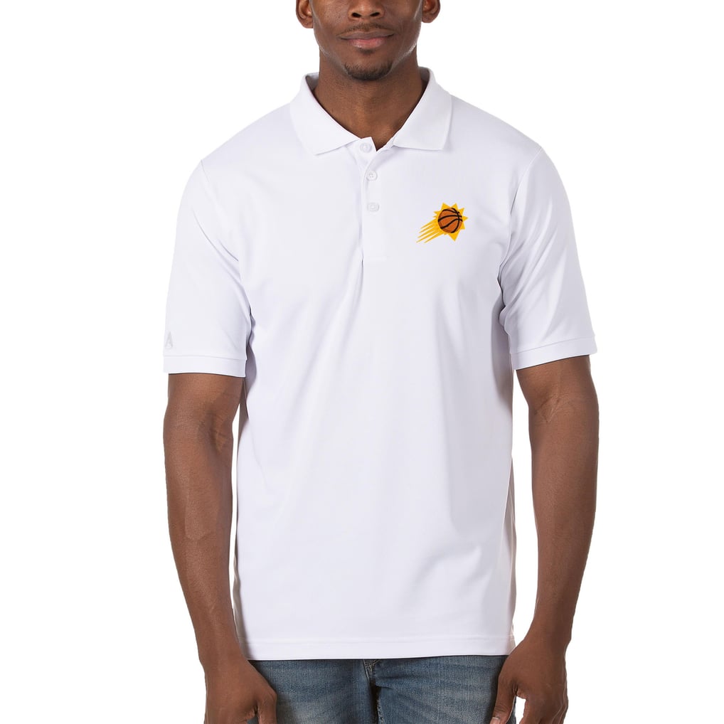 Phoenix Suns Antigua Legacy Pique Polo - White