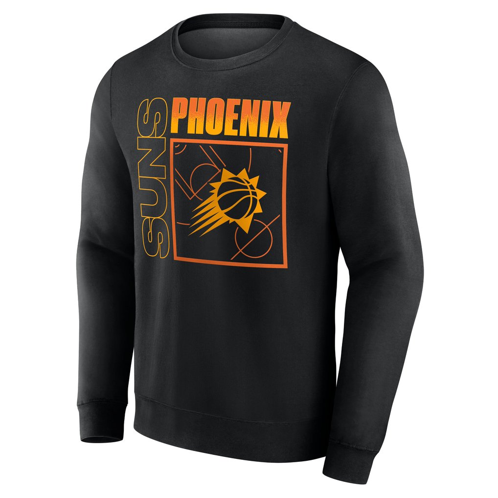 Phoenix Suns  Home Court Pop Personalized Name & Number Sweatshirt - Black