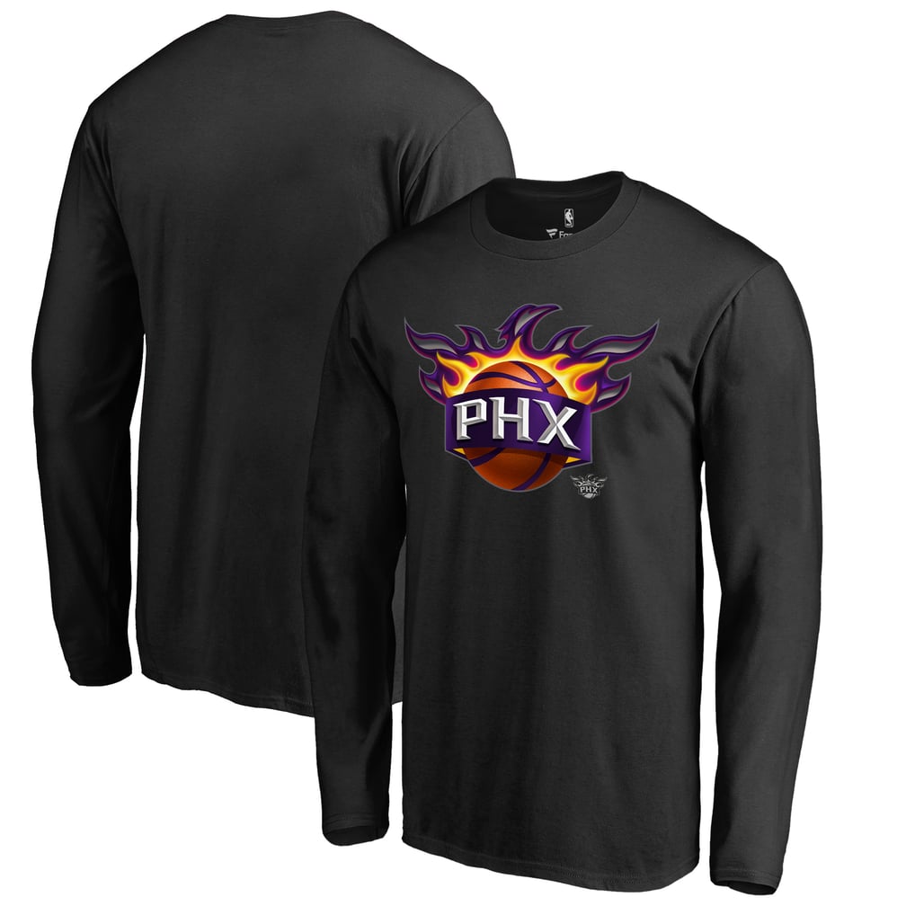 Phoenix Suns Midnight Mascot Long Sleeve T-Shirt - Black