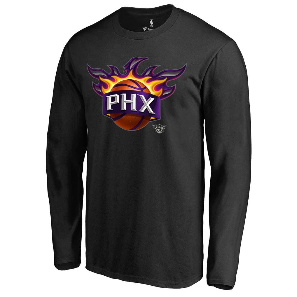 Phoenix Suns Midnight Mascot Long Sleeve T-Shirt - Black