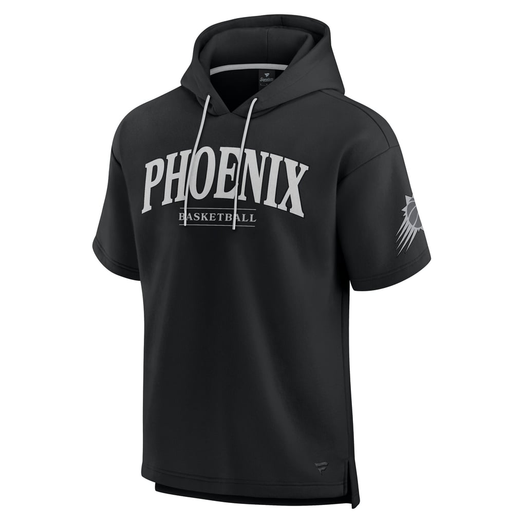  Phoenix Suns Fanatics Elements Ready Short Sleeve Pullover Hoodie - Black