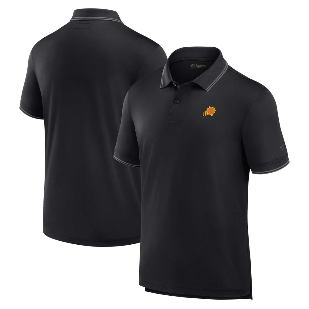 Phoenix Suns Fanatics Front Office Pique Polo - Black