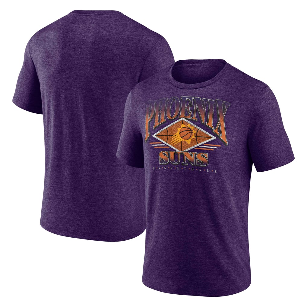 Phoenix Suns Fanatics True Classics Power Phase Tri-Blend T-Shirt - Heather Purple