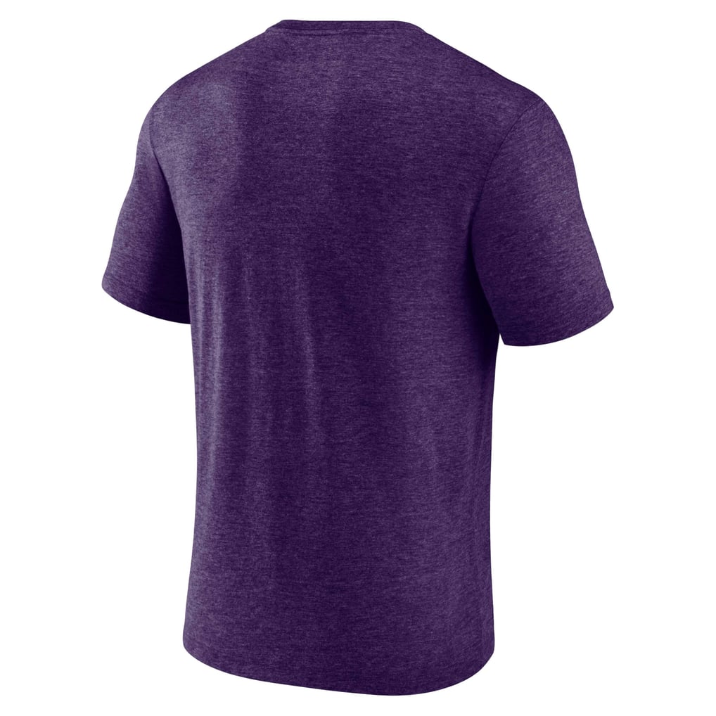 Phoenix Suns Fanatics True Classics Power Phase Tri-Blend T-Shirt - Heather Purple