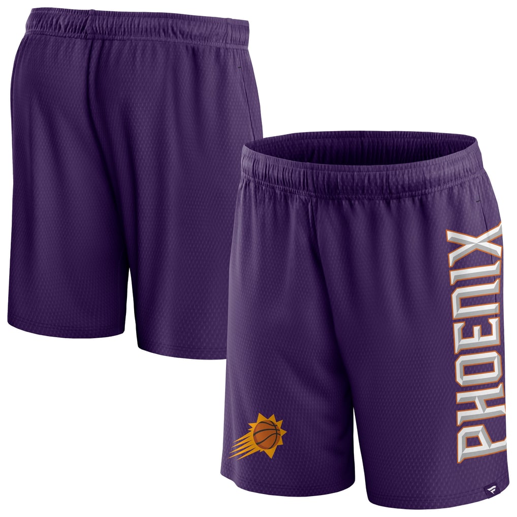 Phoenix Suns Fanatics Post Up Mesh Shorts - Purple