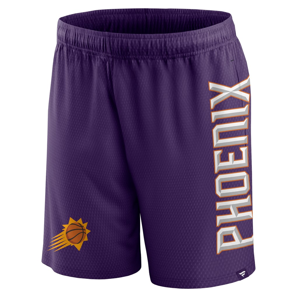 Phoenix Suns Fanatics Post Up Mesh Shorts - Purple