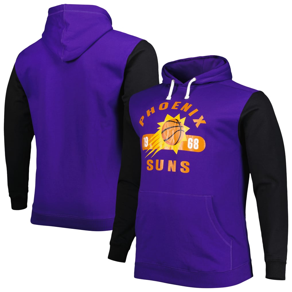 Phoenix Suns Fanatics Big & Tall Bold Attack Pullover Hoodie - Purple/Black