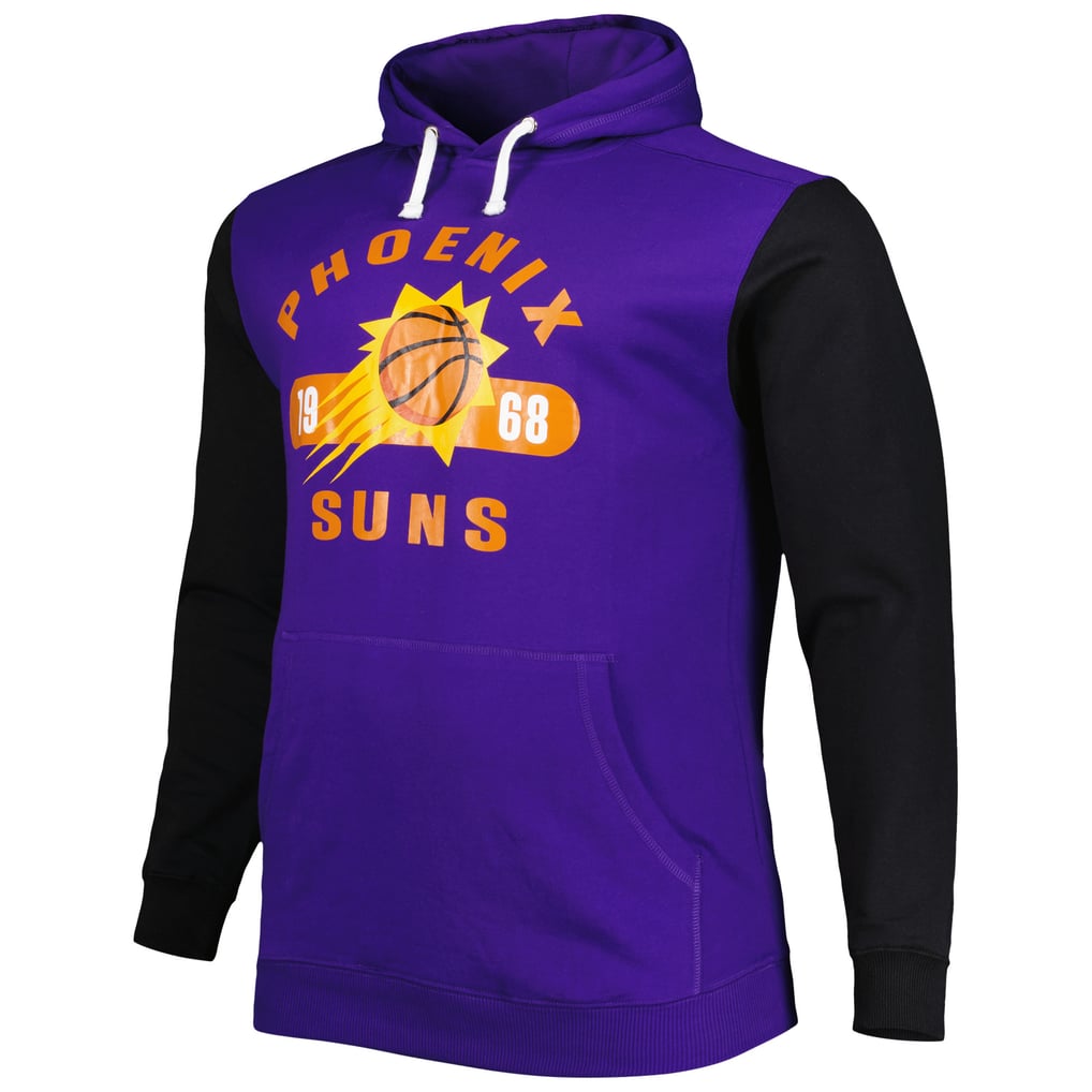 Phoenix Suns Fanatics Big & Tall Bold Attack Pullover Hoodie - Purple/Black