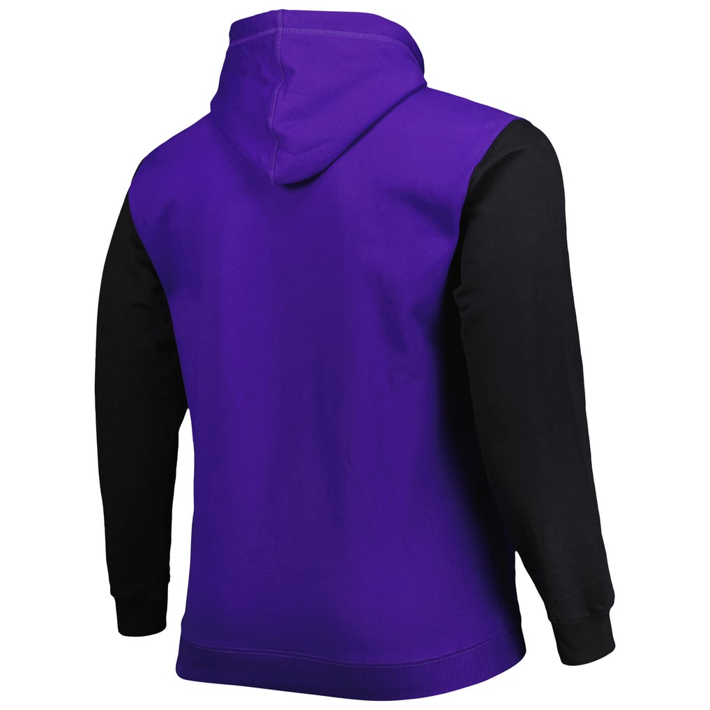 Phoenix Suns Fanatics Big & Tall Bold Attack Pullover Hoodie - Purple/Black