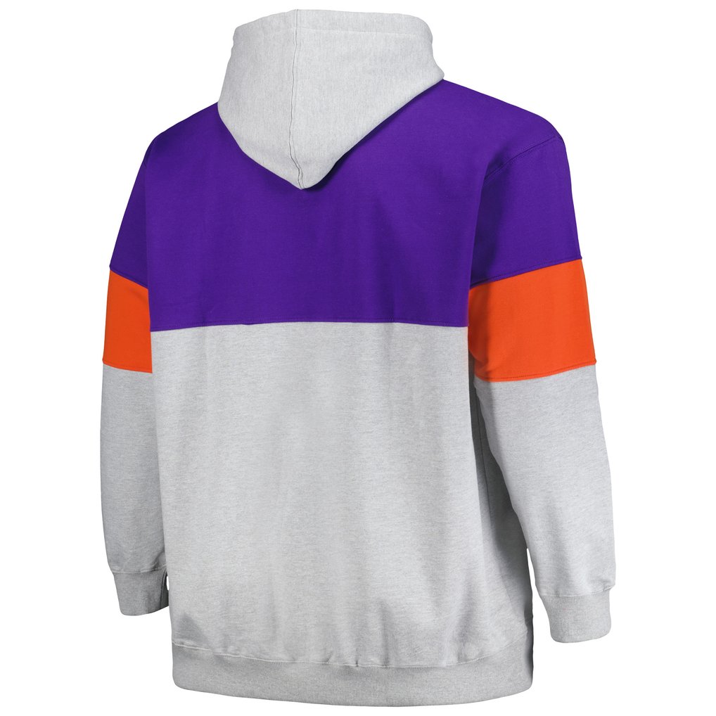 Phoenix Suns Fanatics Big & Tall Pullover Hoodie - Purple/Orange