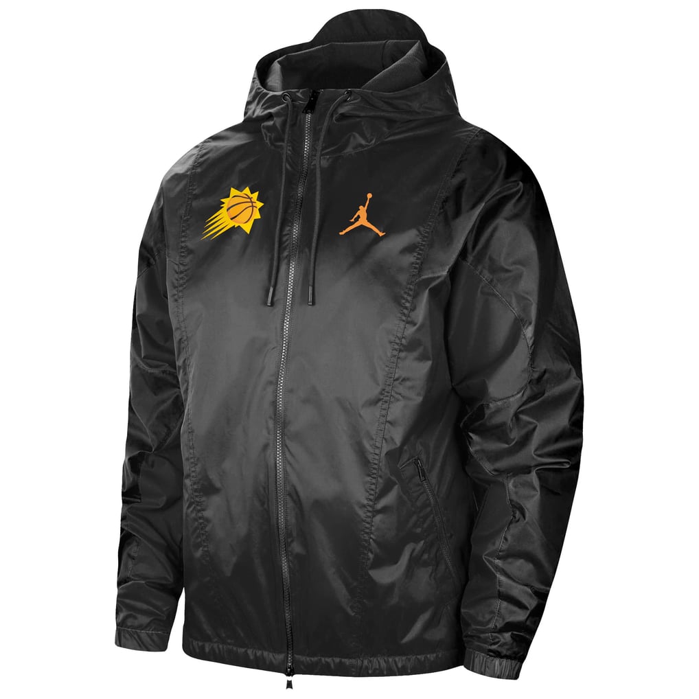 Phoenix Suns Jordan Brand Authentic Statement Edition Full-Zip Windbreaker - Black