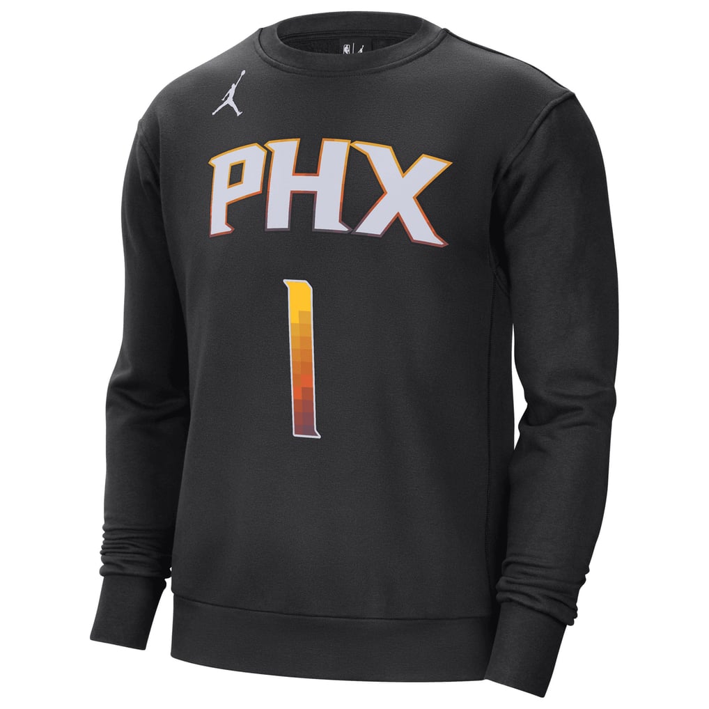 Devin Booker Phoenix Suns Jordan Brand Statement Name & Number Pullover Sweatshirt - Black