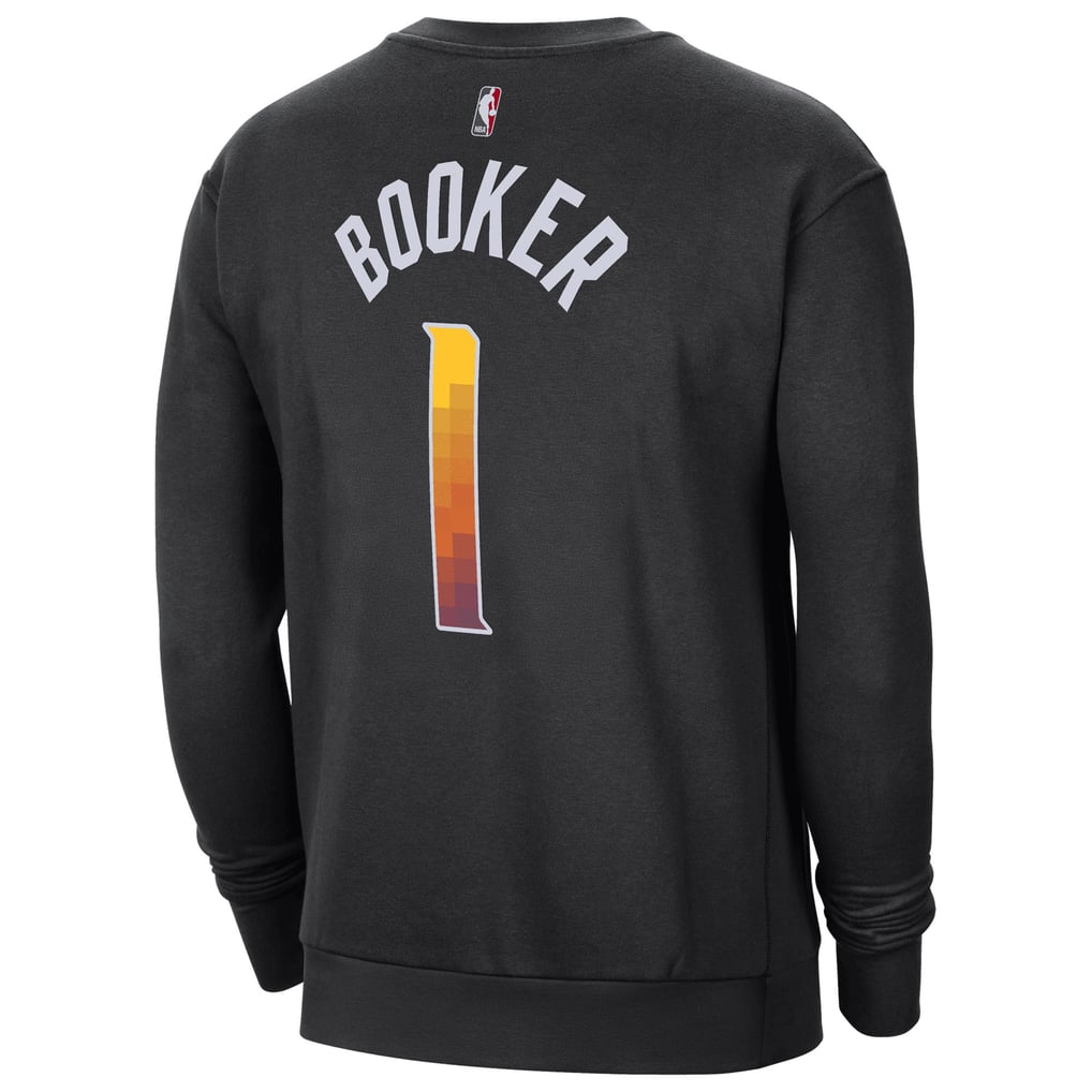 Devin Booker Phoenix Suns Jordan Brand Statement Name & Number Pullover Sweatshirt - Black