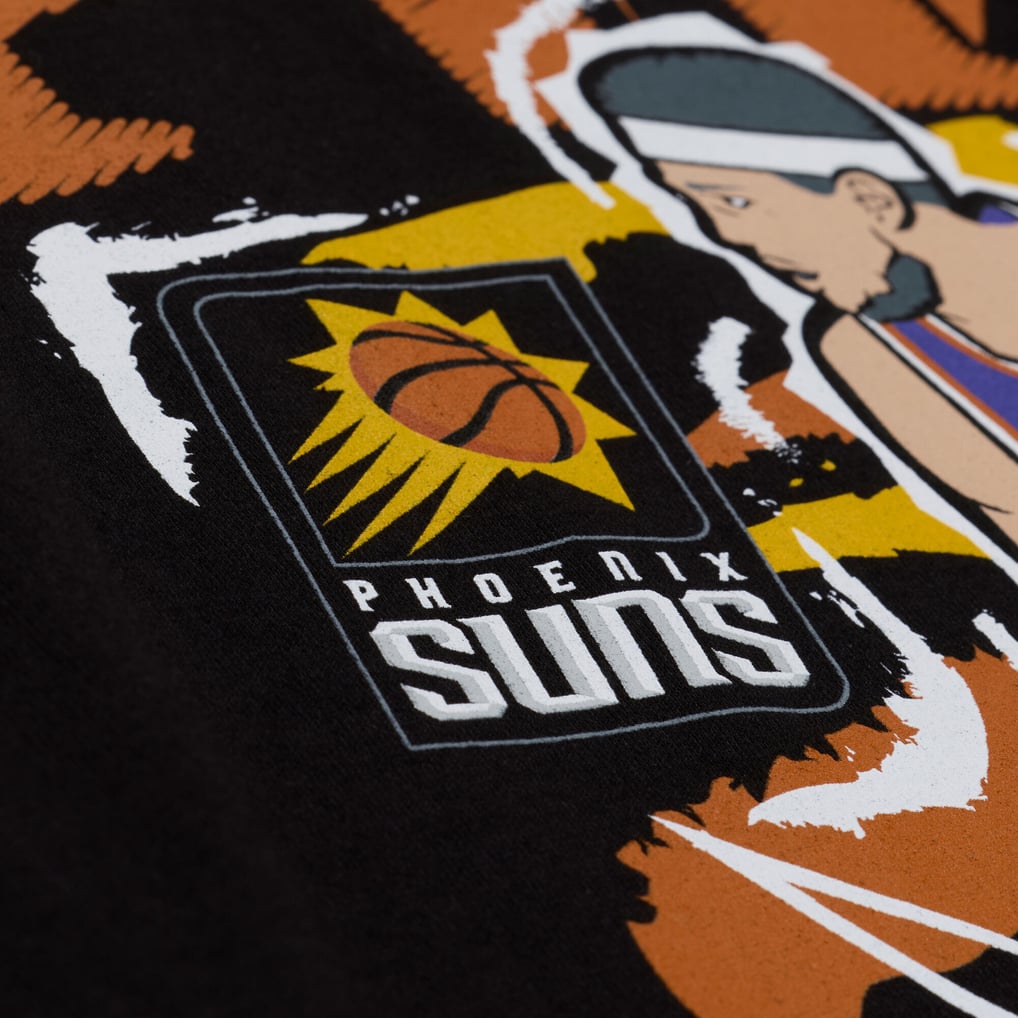 Devin Booker Phoenix Suns Mitchell & Ness Chalked Up T-Shirt - Black