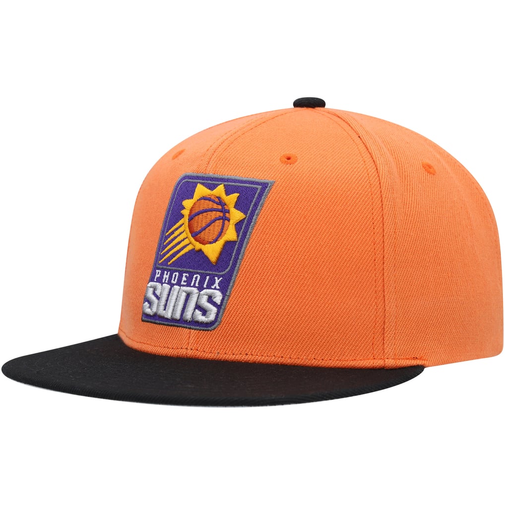 Phoenix Suns Mitchell & Ness Side Core 2.0 Snapback Hat - Orange/Black