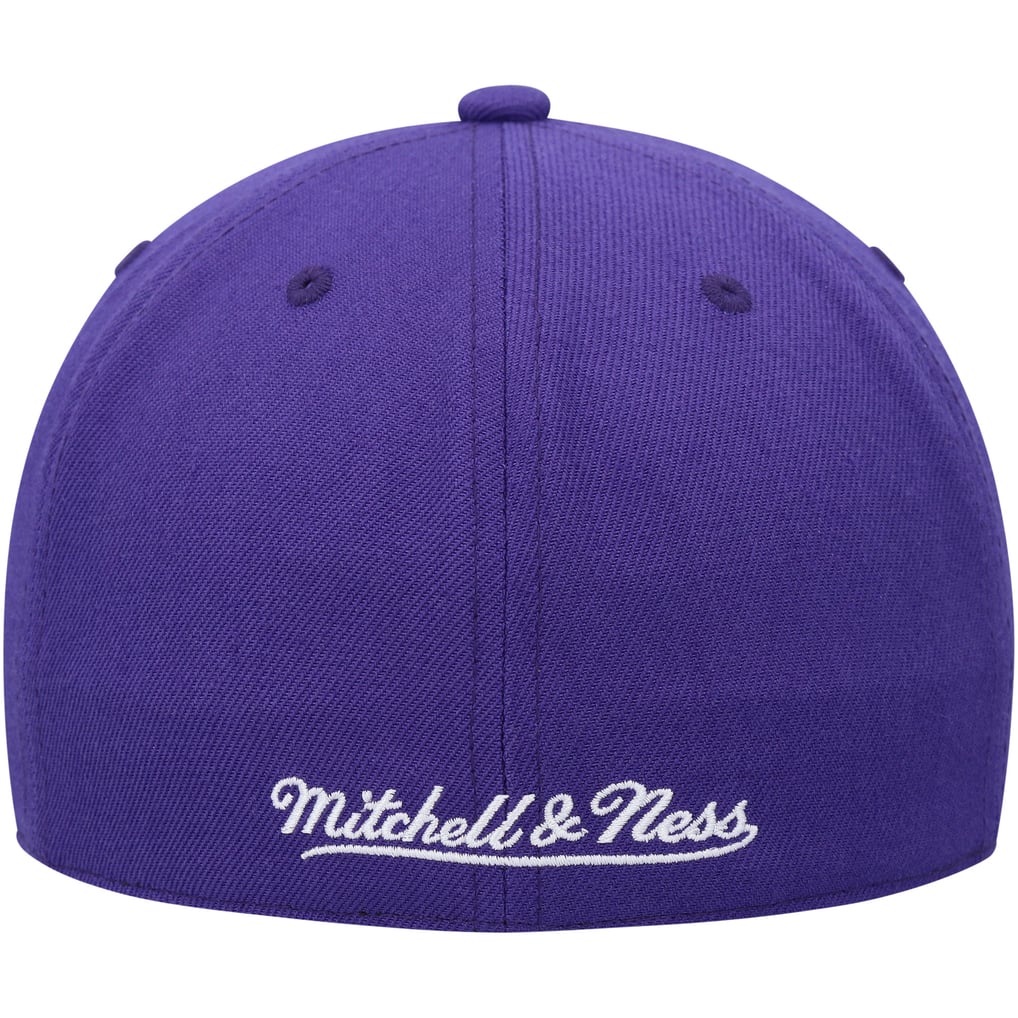 Phoenix Suns Mitchell & Ness Hardwood Classics MVP Team Ground 2.0 Fitted Hat - Purple