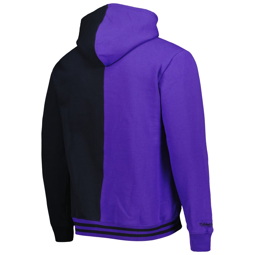 Phoenix Suns Mitchell & Ness Hardwood Classics Split Pullover Hoodie - Purple/Black
