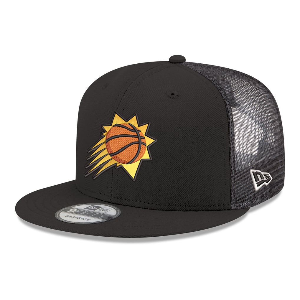 Phoenix Suns New Era Core Logo Meshback 9FIFTY Snapback Hat - Black