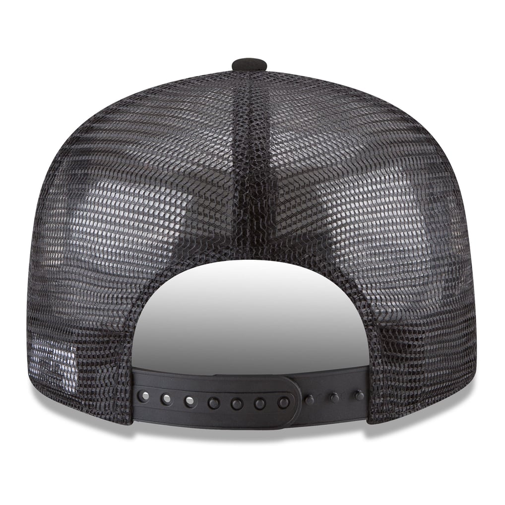 Phoenix Suns New Era Core Logo Meshback 9FIFTY Snapback Hat - Black