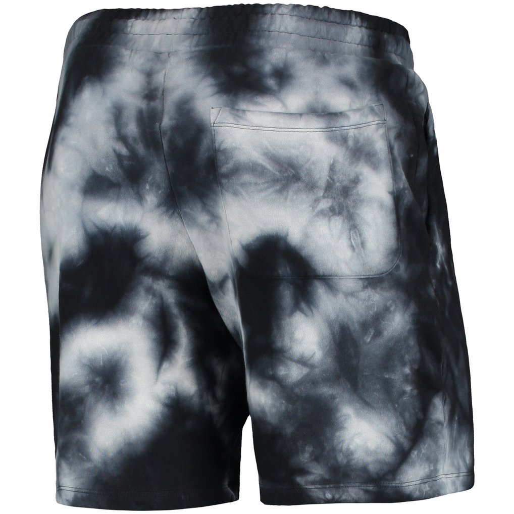 Phoenix Suns New Era Fleece Tie-Dye Shorts - Black
