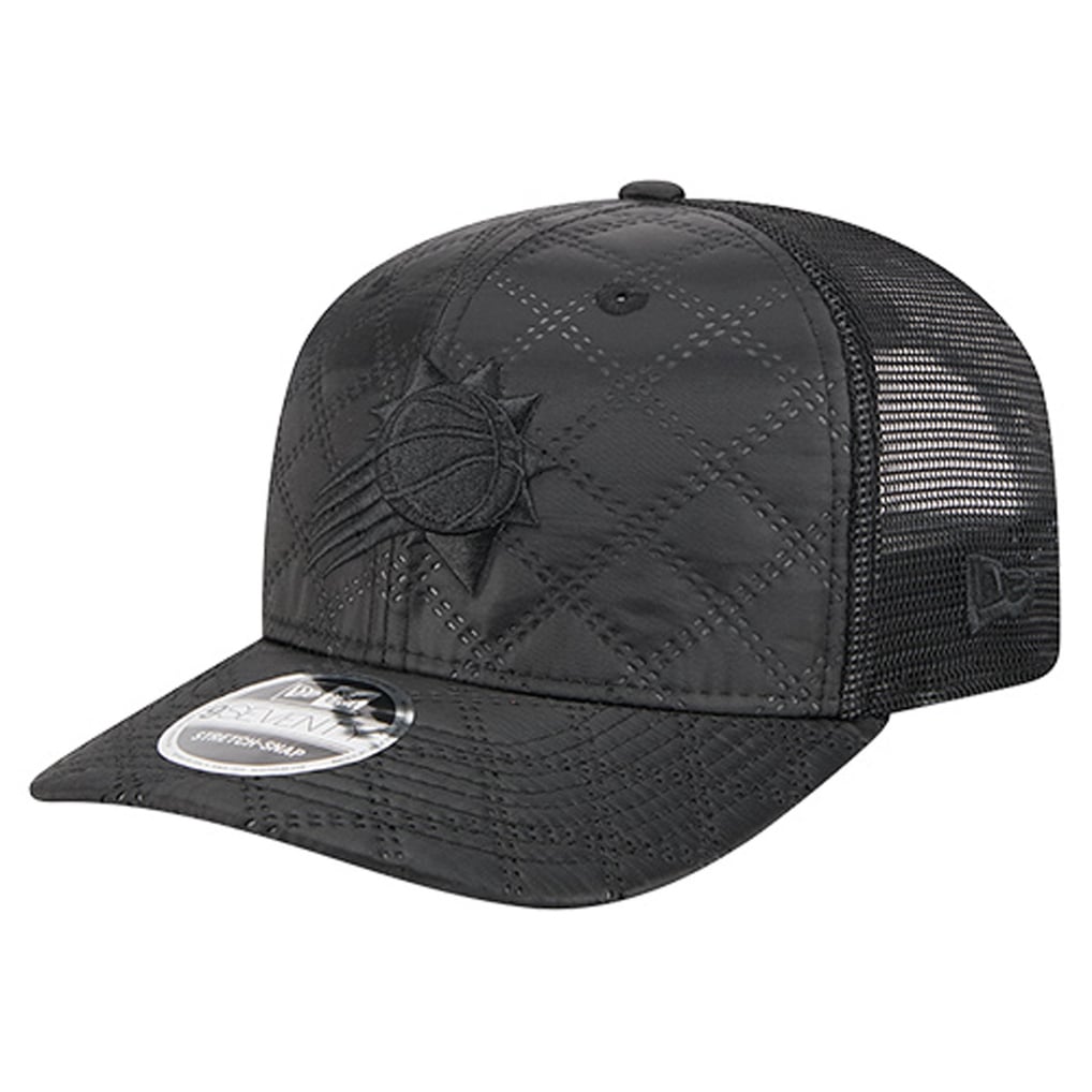  Phoenix Suns New Era Quilted 9SEVENTY Trucker Adjustable Hat - Black