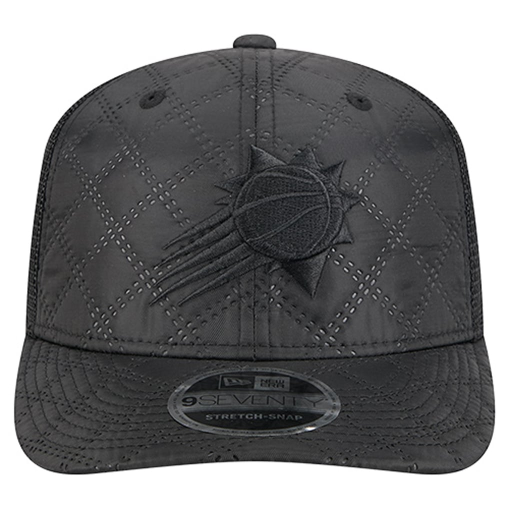  Phoenix Suns New Era Quilted 9SEVENTY Trucker Adjustable Hat - Black