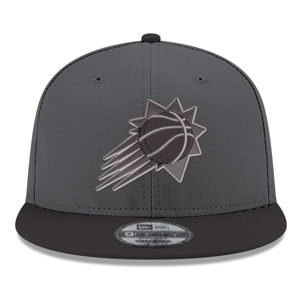 Phoenix Suns New Era Logo 2-Tone 9FIFTY Snapback Hat - Gray/Black
