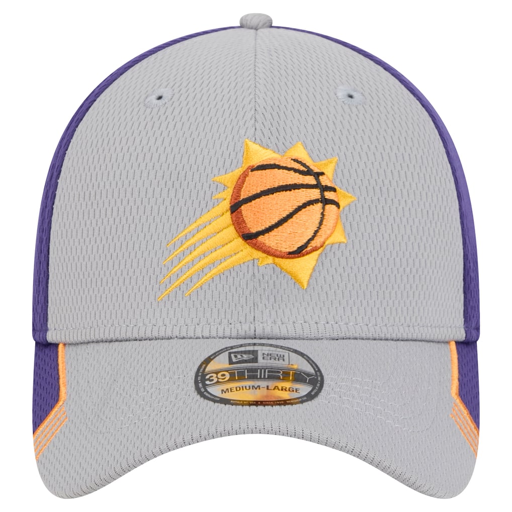 Phoenix Suns New Era Active Trim 39THIRTY Flex Hat - Gray/Purple