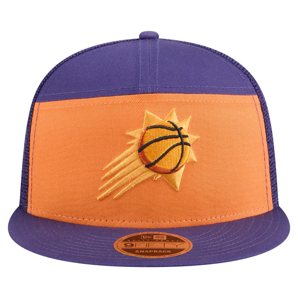  Phoenix Suns New Era Outdoor Split Panel 9FIFTY Snapback Hat - Orange/Purple