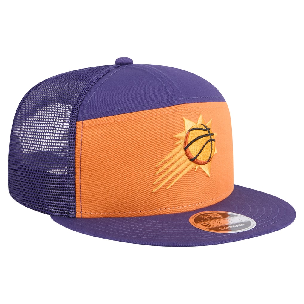  Phoenix Suns New Era Outdoor Split Panel 9FIFTY Snapback Hat - Orange/Purple