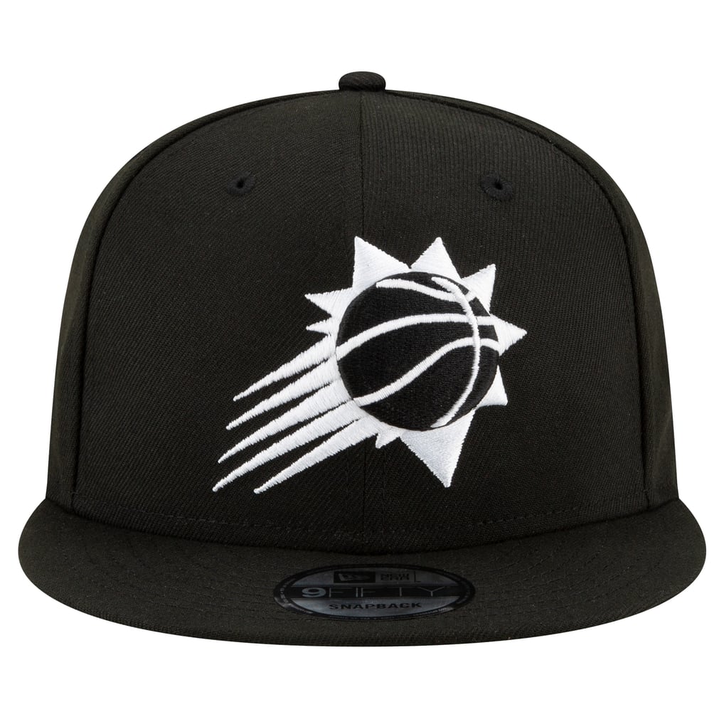 Phoenix Suns New Era Black & White 9FIFTY Snapback Hat