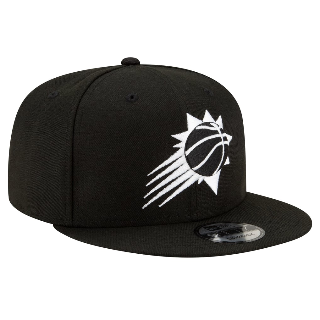 Phoenix Suns New Era Black & White 9FIFTY Snapback Hat
