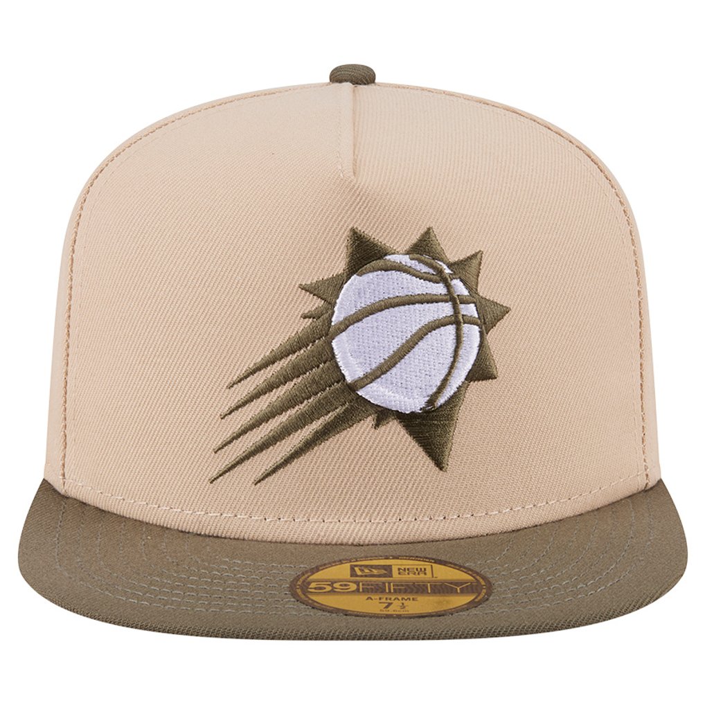  Phoenix Suns New Era Color Pack Two-Tone 59FIFTY A-Frame Fitted Hat - Tan