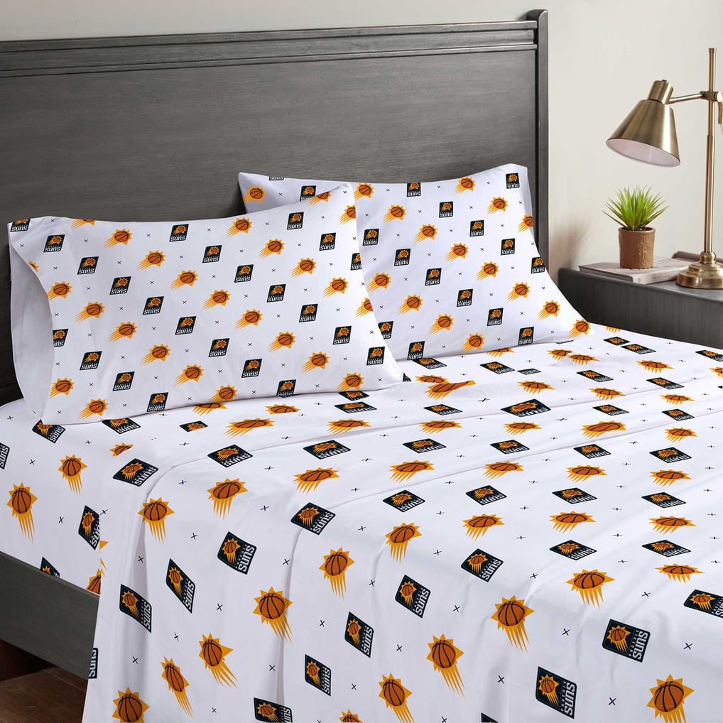 Phoenix Suns Pegasus Four-Piece Queen Sheet Set