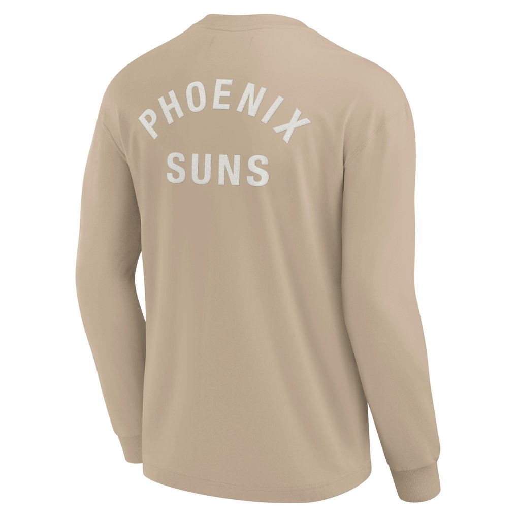 Phoenix Suns Fanatics Unisex Elements Super Soft Long Sleeve T-Shirt - Khaki