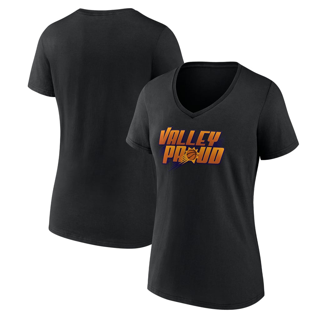  Phoenix Suns Women's Core Hometown Launch V-Neck T-Shirt - Black