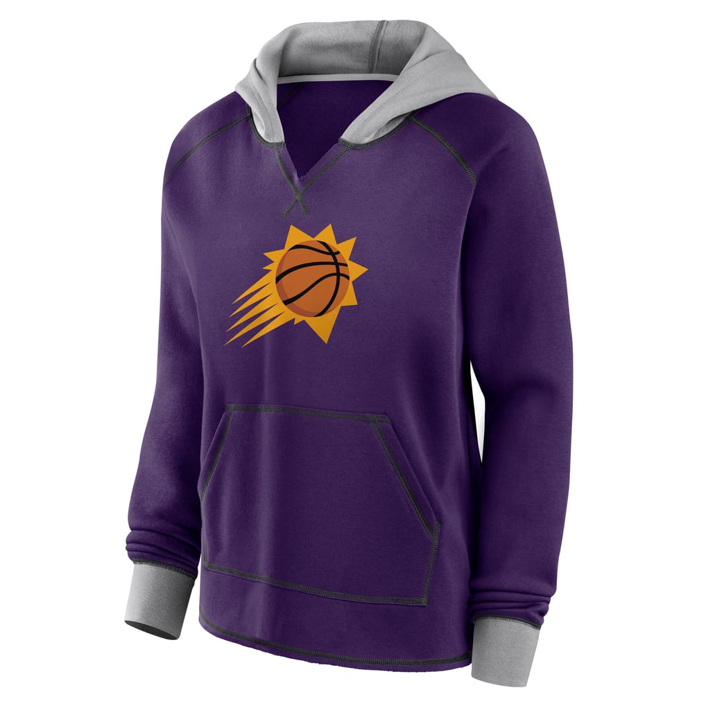 Phoenix Suns Logo Athletic Women's Boom Pullover Hoodie - Purple