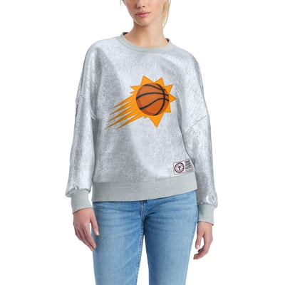 Phoenix Suns Tommy Jeans Women's Tracy Pullover Sweatshirt - Silver