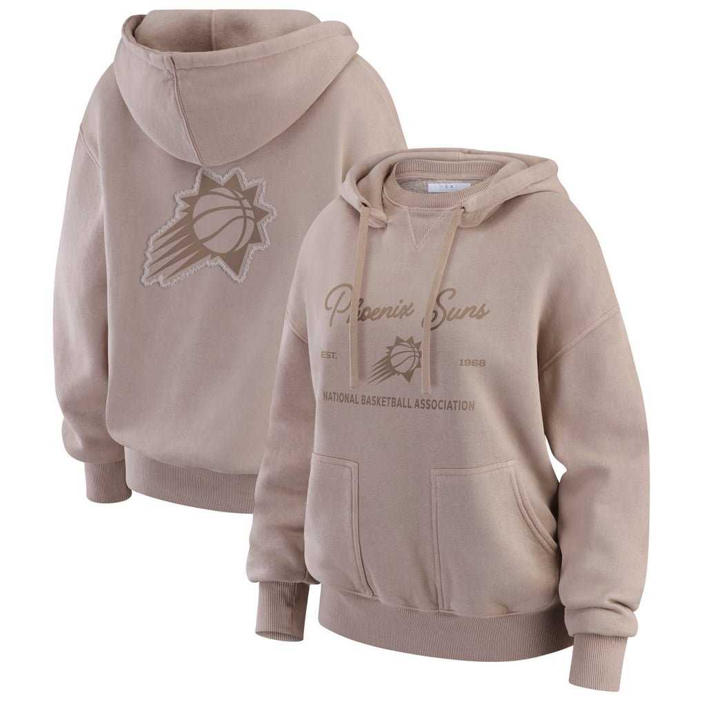  Phoenix Suns WEAR by Erin Andrews Women's Washed Pullover Crewdie - Tan