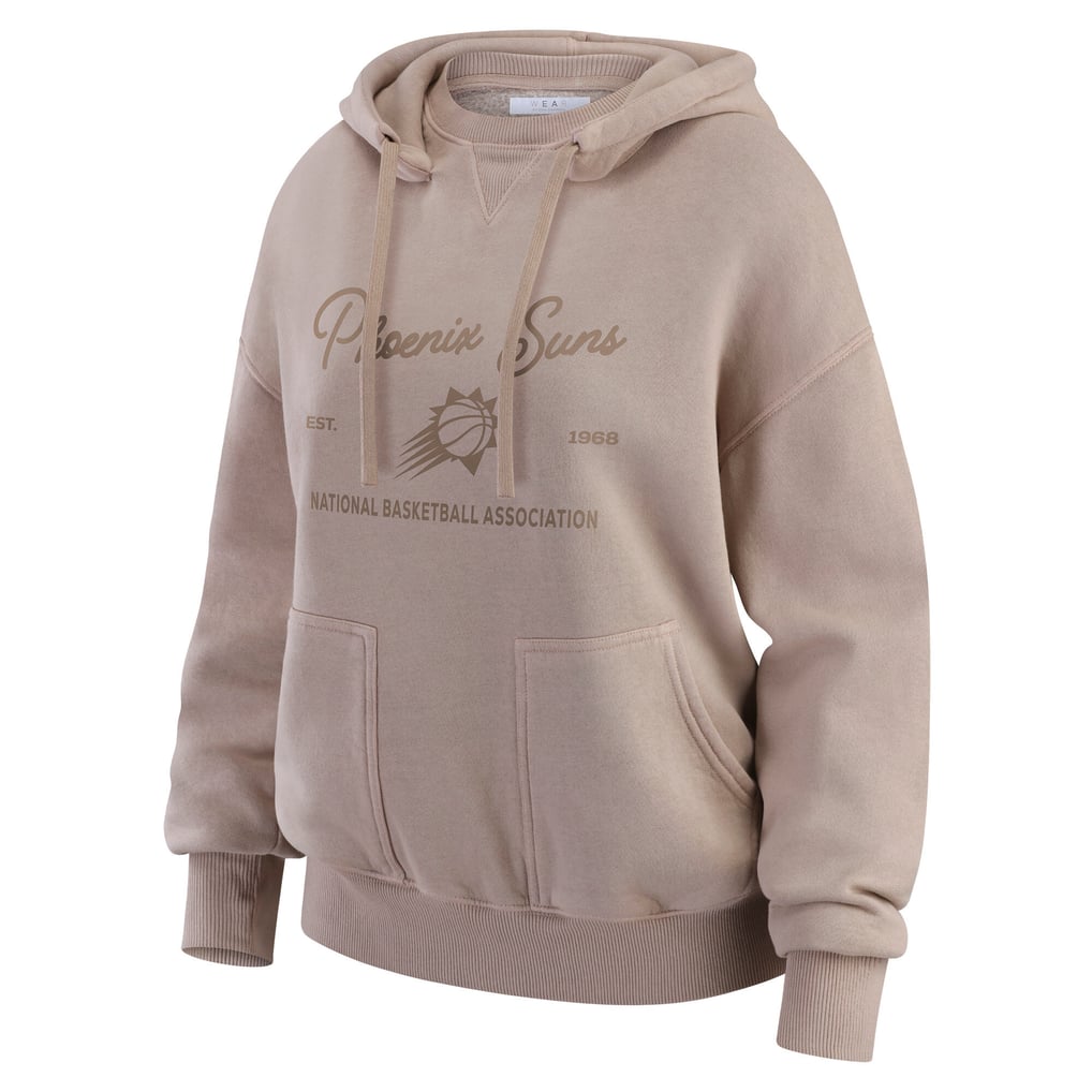  Phoenix Suns WEAR by Erin Andrews Women's Washed Pullover Crewdie - Tan