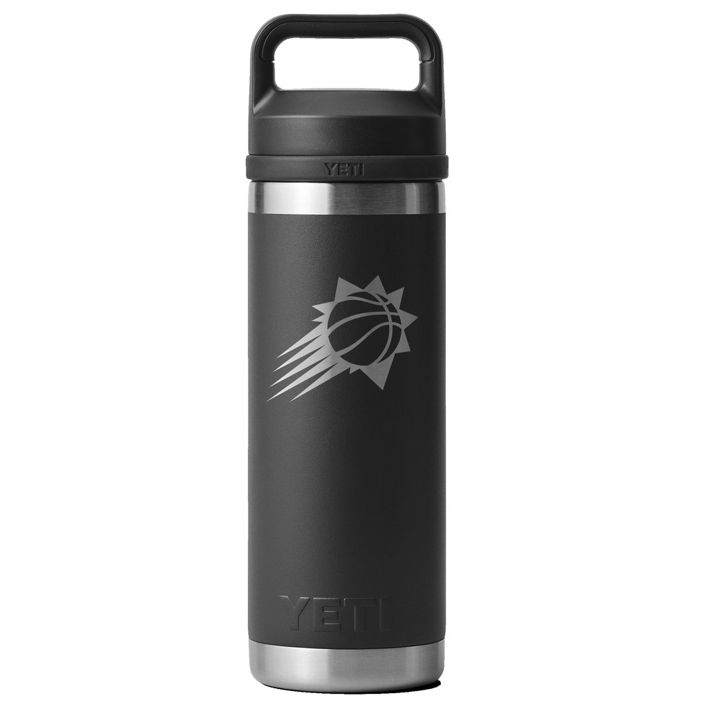 Phoenix Suns YETI 18oz. Rambler Chug Water Bottle - Black