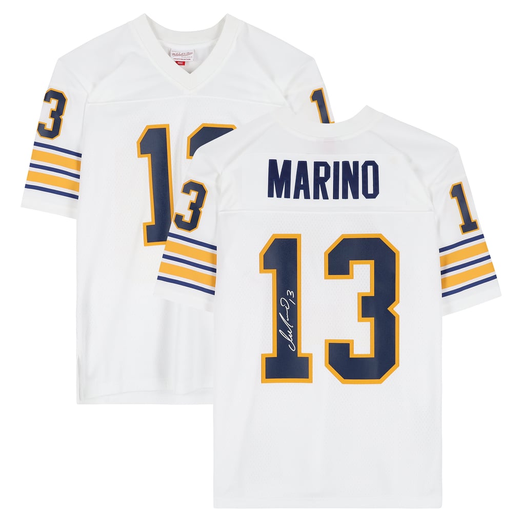 Dan Marino Pitt Panthers Autographed Fanatics Authentic Mitchell & Ness 1981 White Replica Jersey