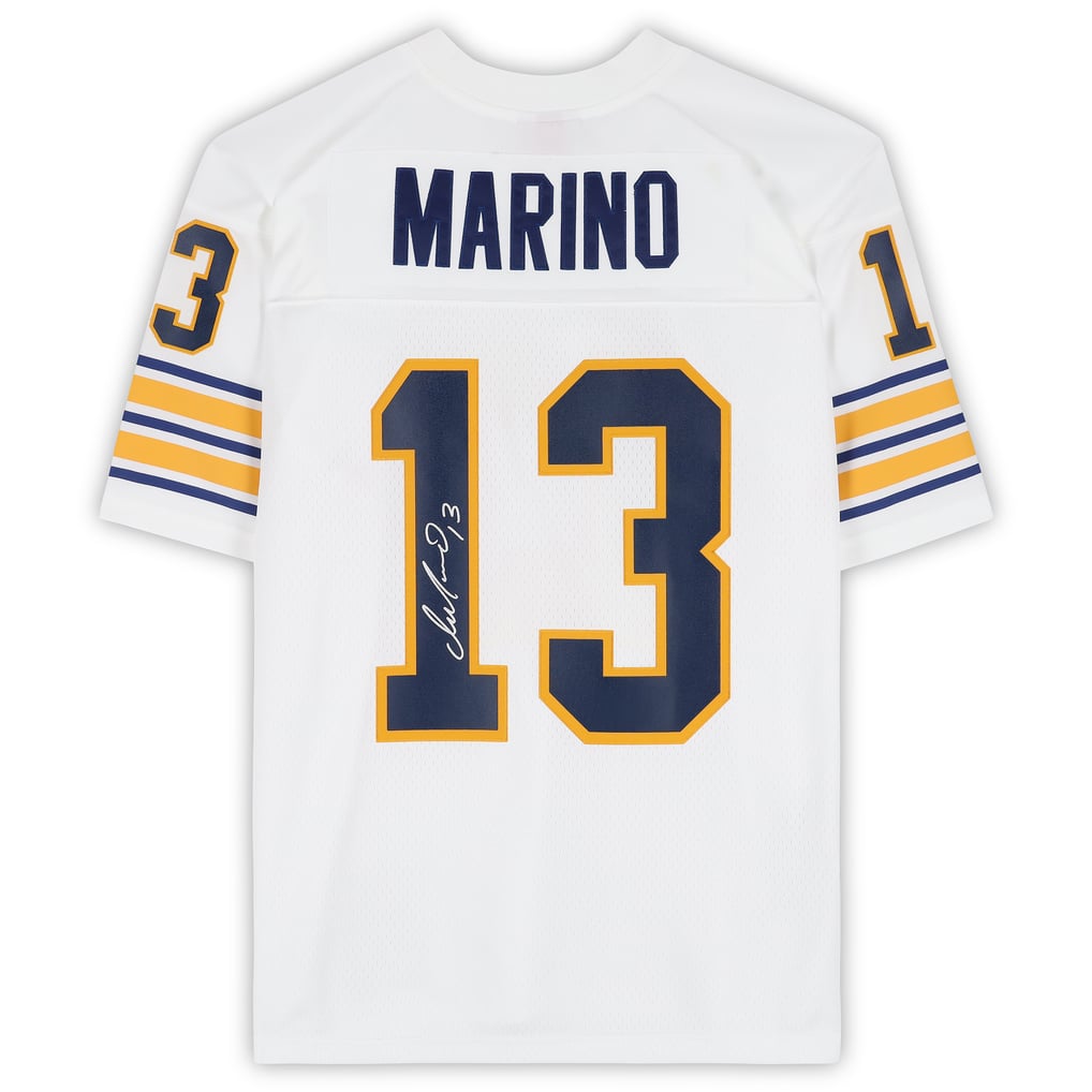 Dan Marino Pitt Panthers Autographed Fanatics Authentic Mitchell & Ness 1981 White Replica Jersey
