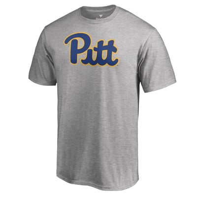 Pitt Panthers Primary Team Logo T-Shirt - Ash