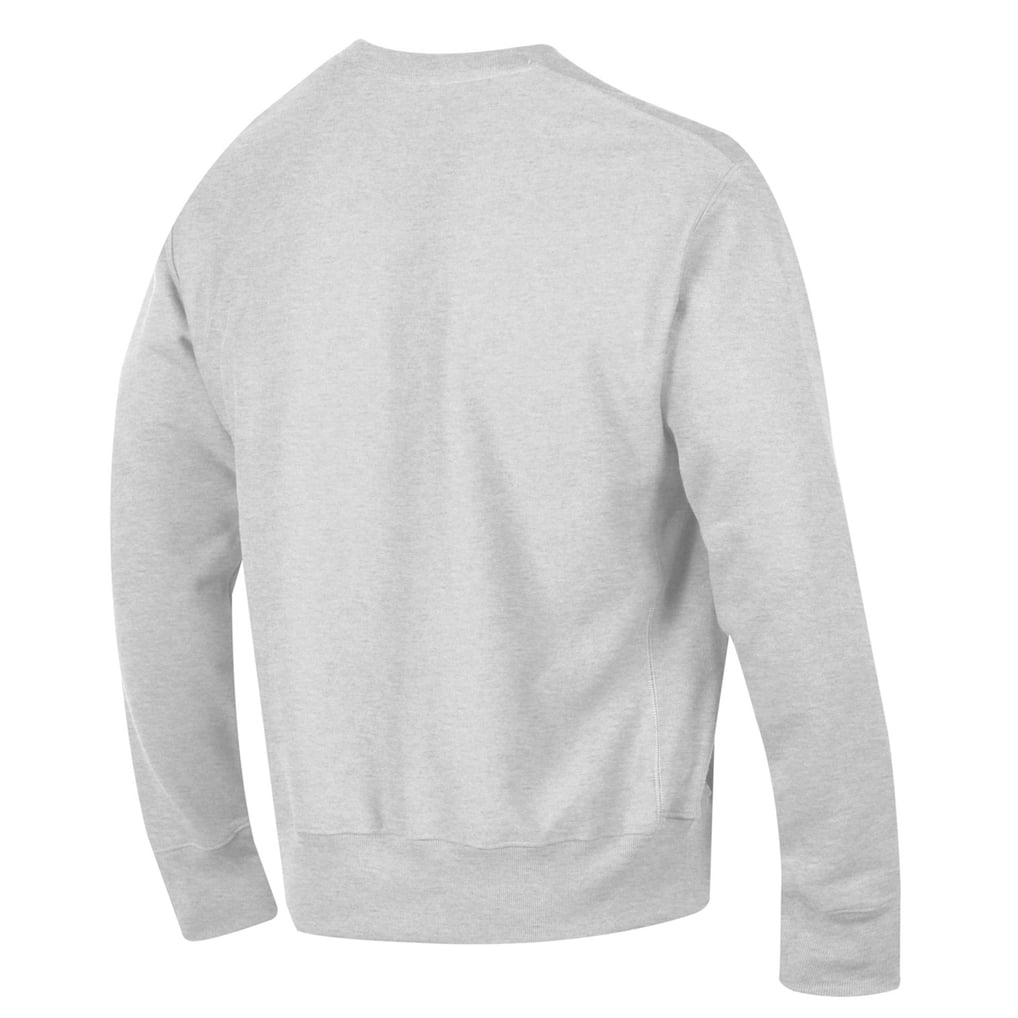 Pitt Panthers Champion Arch Over Logo Reverse Weave Pullover Sweatshirt - Gray